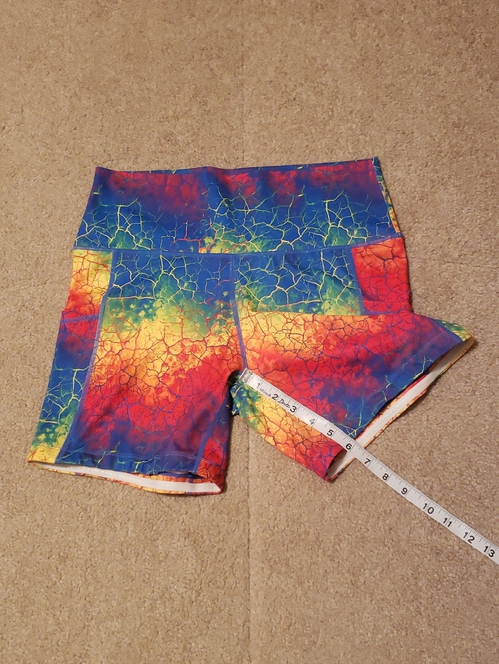 Constantly Varied Gear Tropic Like It's Hot Women's Cracked Rainbow Shorts - Picture 11 of 12